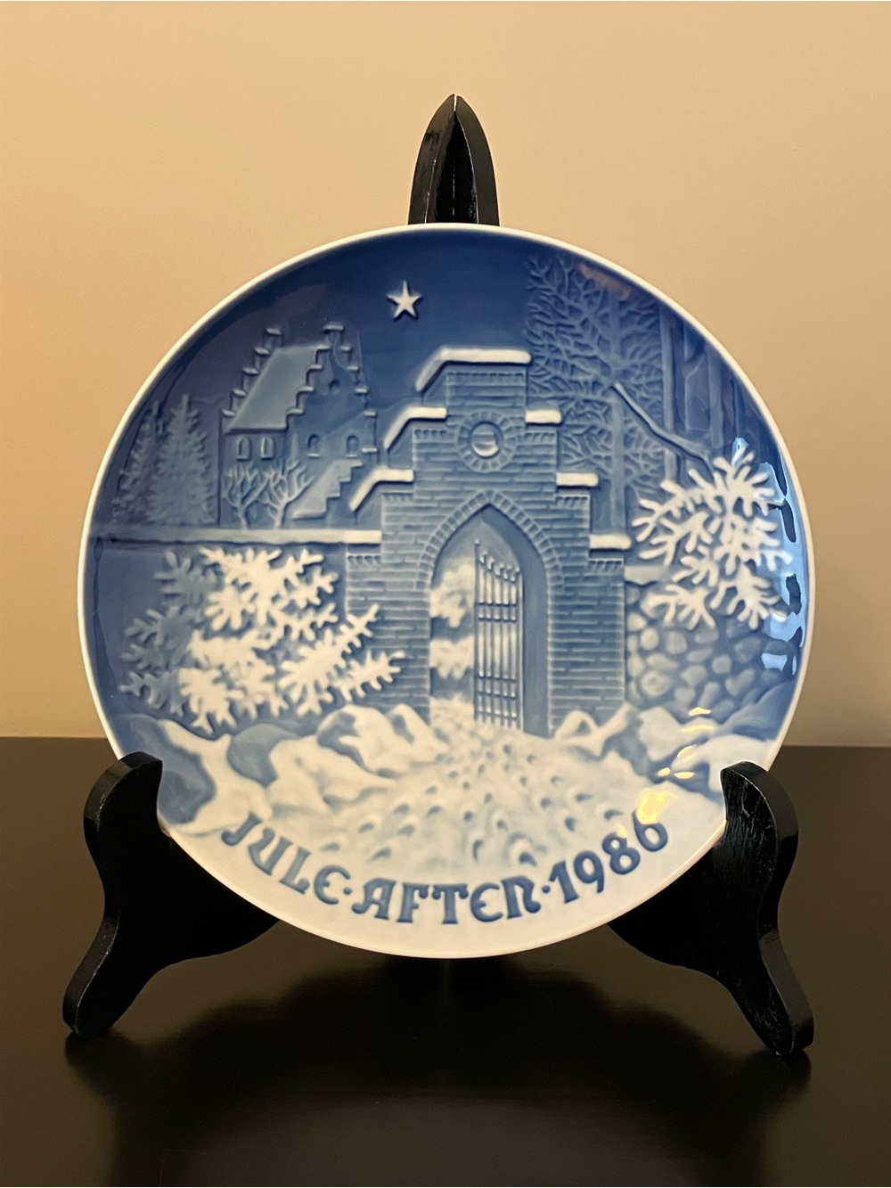 Vintage B&G Copenhagen Silent Night Plate